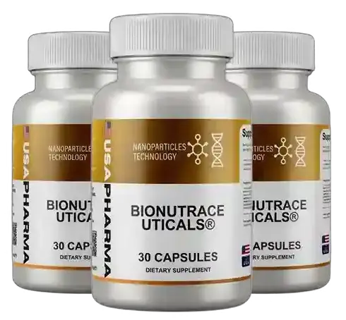 Bionutraceuticals wellness support supplement bottle